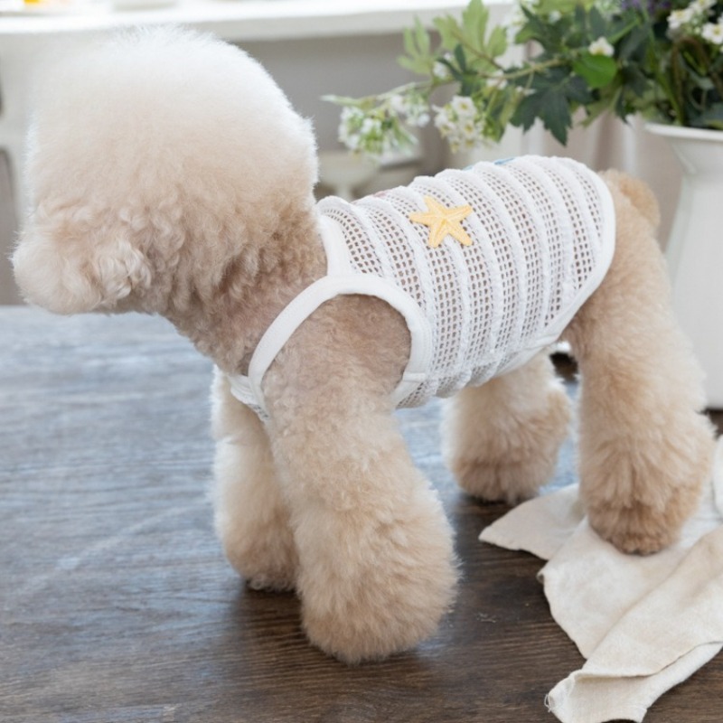 Pet Spring Mesh Sunscreen Coat - Suspender Tank Top ulasan dan harga