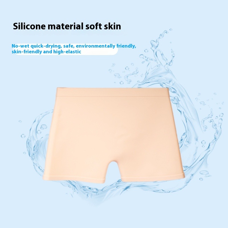 Silicone Swim Trunks Small Siz - Quick Dry Underwear ulasan dan harga