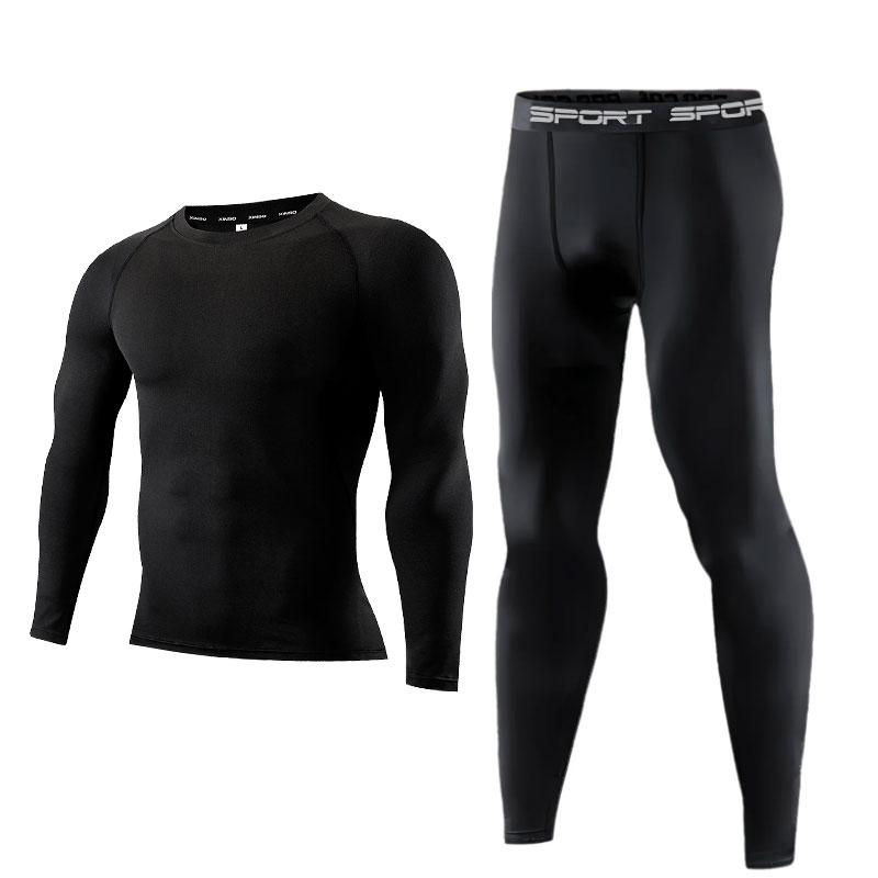 2PCS Men's Compression Set Lon - Compression Long Pant ulasan dan harga
