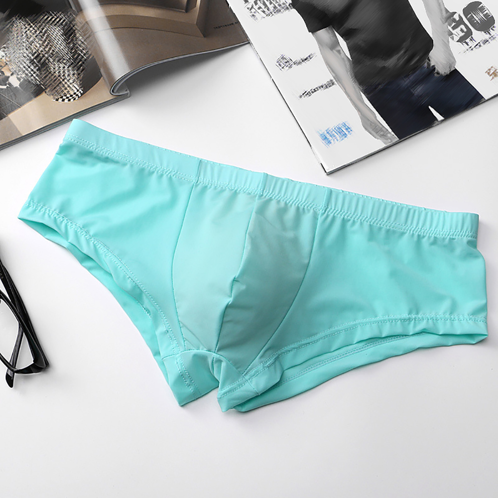 Ice Silk Underwear Boxer Brief - Pouch Boxer Pouch ulasan dan harga