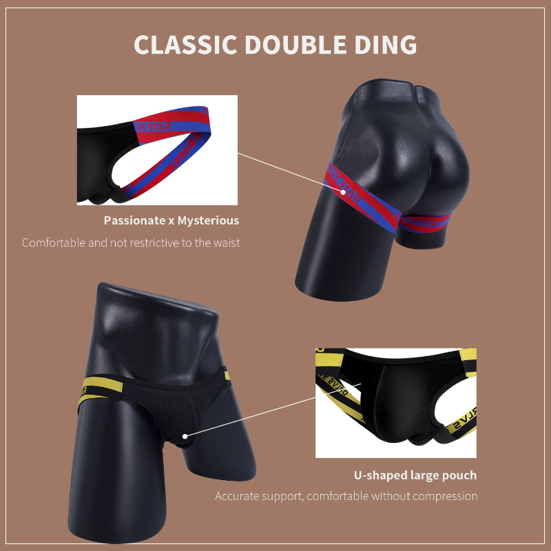 Men Jockstrap Underwear High E - Jockstrap Athletic ulasan dan harga
