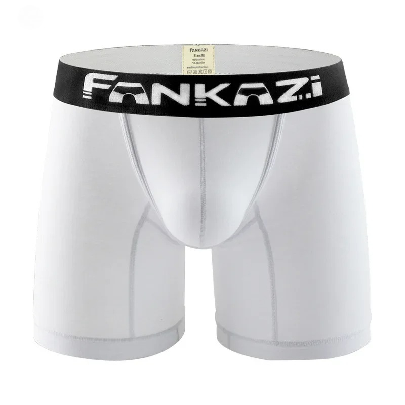 Men's Bulge Boxy Underwear Cot - Long Leg Trunk Men ulasan dan harga