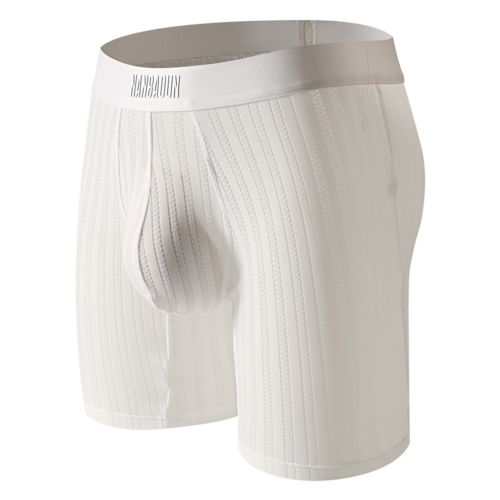 Men Ice Silk Underpants Long L - Long Leg Trunk Men ulasan dan harga