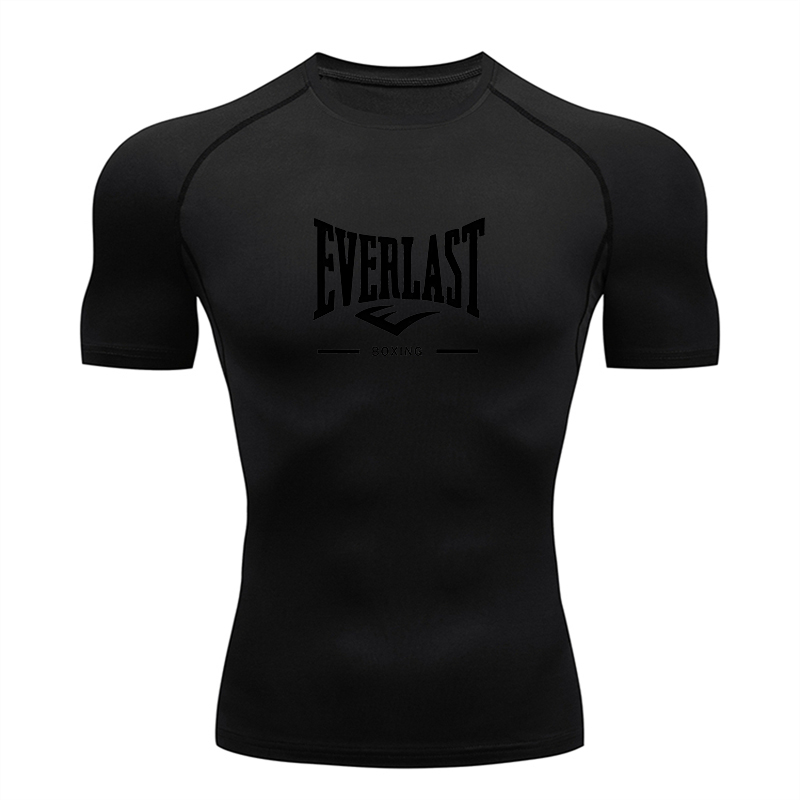 2026 new style men's running t - T Shirt Tight Fit ulasan dan harga