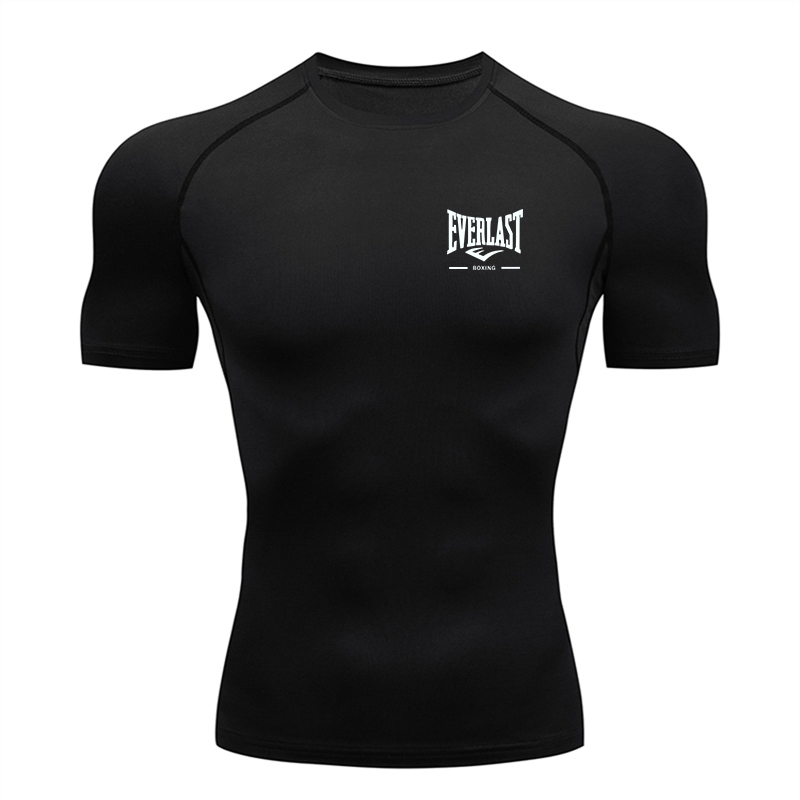 2026 new style men's running t - T Shirt Tight Fit ulasan dan harga