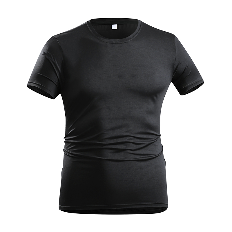 Men Summer Sports T-shirt Quic - T Shirt Tight Fit ulasan dan harga