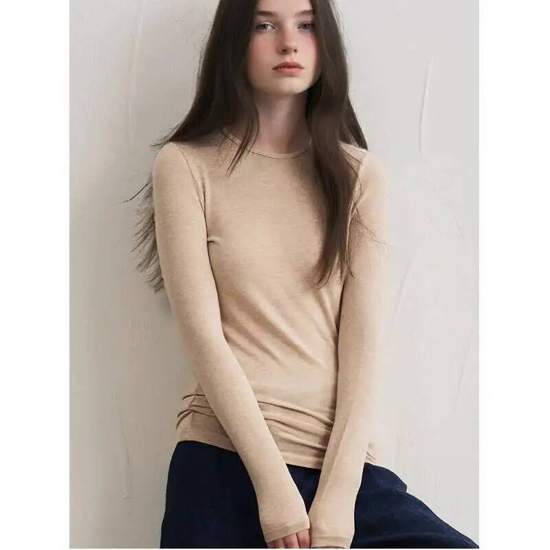 Women Cashmere Blend Long Slee - Base Layer Top ulasan dan harga